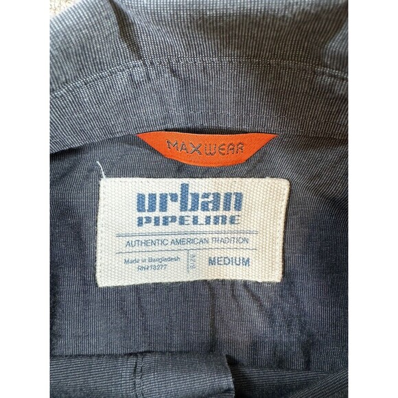 Boys URBAN PIPELINE 1 Pocket Button Up Shirt  Size M - Picture 8 of 11